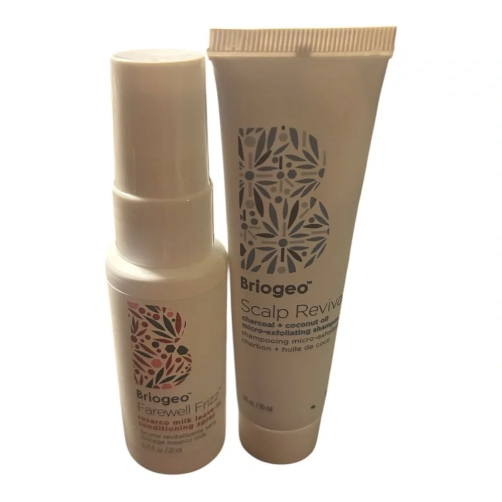 Briogeo Off-White Scalp Revive & Farewell Frizz Duo